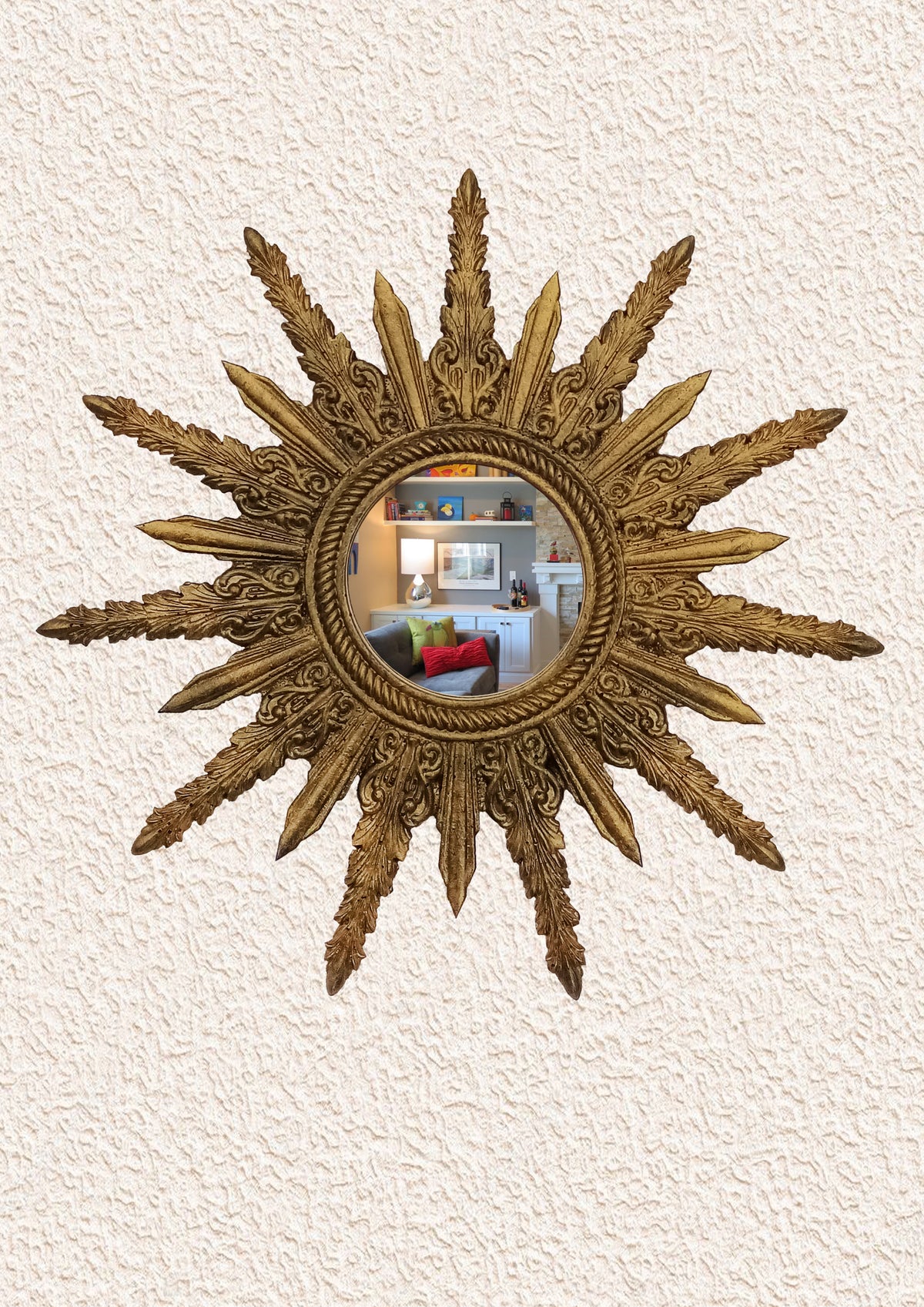Sunburst Mirror – Antique Bronze