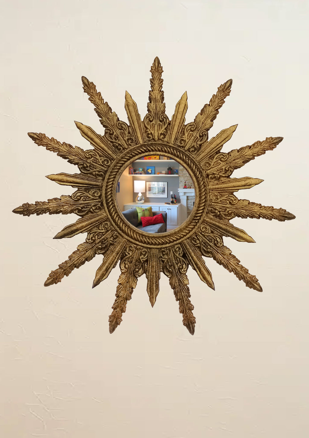Sunburst Mirror – Antique Bronze