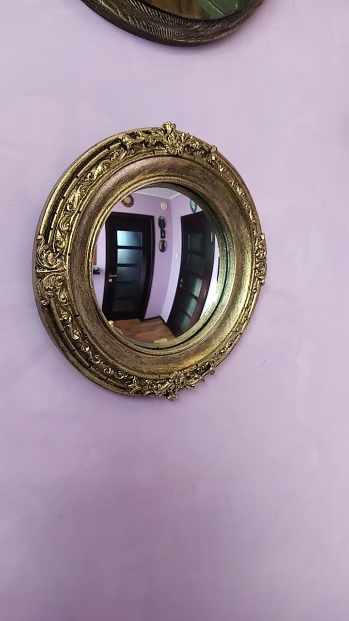 Witch's Eye Convex Mirror – Aged Brass